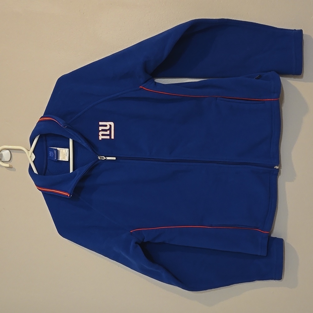 NFL Reebok NY Giants Zip Up Fleece Womens Size Medium